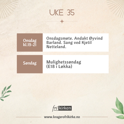 Uke 35