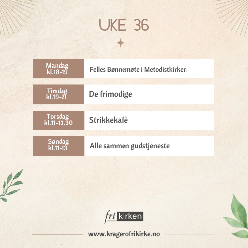 Uke 36