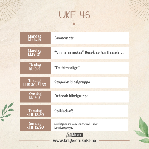 Uke 46