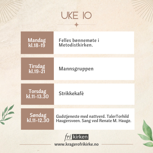 uke 10