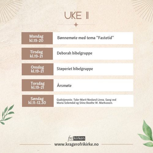 Uke 11