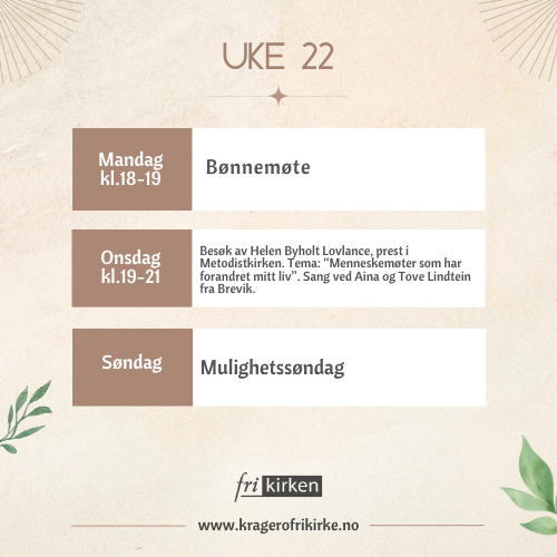 uke 22
