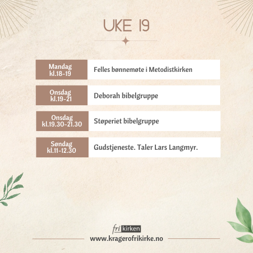 Uke 19